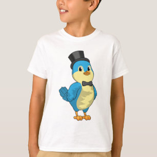 Camiseta Noivo como Pássaro com Fita