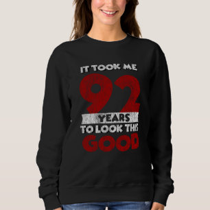 Camiseta Noivo De 92 Anos Me Fez Ficar Bem 92 Anos Anivers