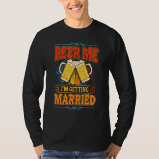 Camiseta Noivo de Despedida de Solteiro Engajamento para o 