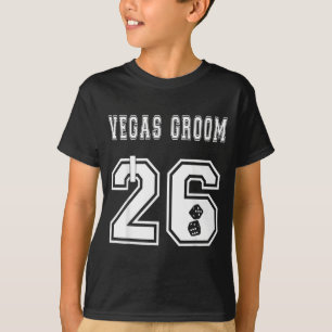 Camiseta Noivo de Vegas 2026 Festa de Despedida de Solteiro
