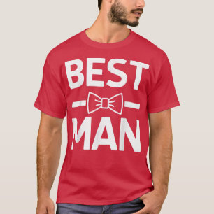 Camiseta Noivo do Melhor Homem Festa de Casamento Correspon