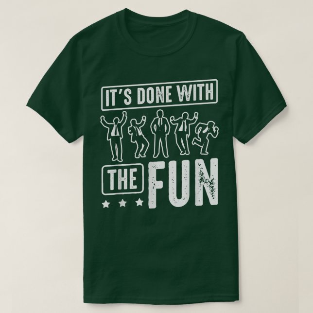 Camiseta Noivo Está Feito Com A Diversão Despedida de Solte (Frente do Design)