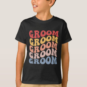 Camiseta Noivo Festa de Solteiro Groovy