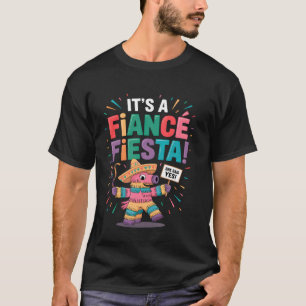 Camiseta Noivo Festa Divertida Piñata de Festa de Noivado