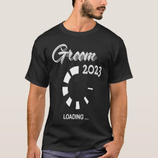 Camiseta Noivo masculino 2023 carregando para casamento ou 