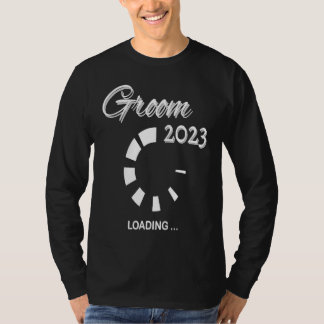 Camiseta Noivo masculino 2023 carregando para casamento ou 