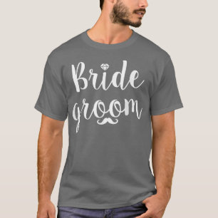 Camiseta Noivo Noiva Engraçado Festa de Casamento E Despedi