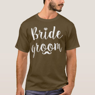 Camiseta Noivo Noiva Engraçado Festa de Casamento E Despedi