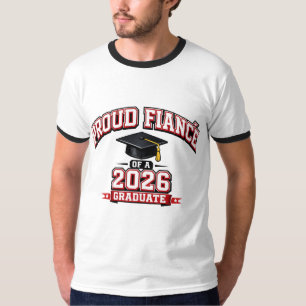 Camiseta Noivo Orgulhoso de uma Graduada Varsity 2026