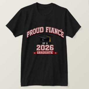 Camiseta Noivo Orgulhoso de uma Graduada Varsity 2026