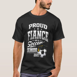 Camiseta Noivo Orgulhoso de uma Turma de Futebol Senior Gra