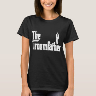 Camiseta Noivo Pai Engraçado Jantar da Festa de Casamento E