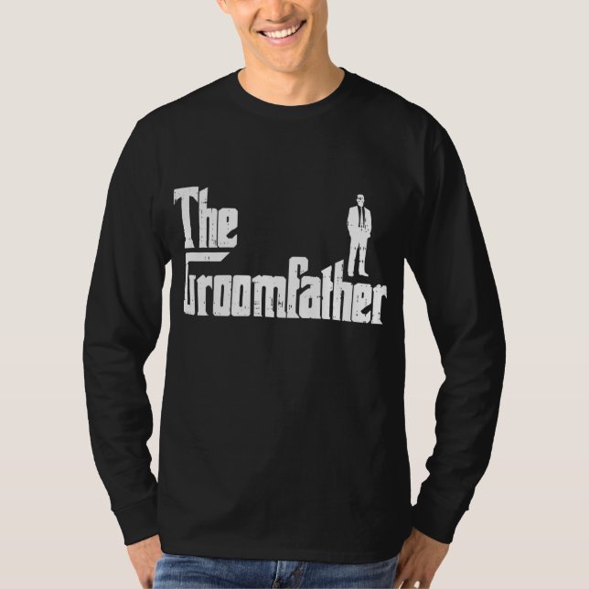 Camiseta Noivo Pai Engraçado Jantar de Rehearsal da Festa d (Frente)