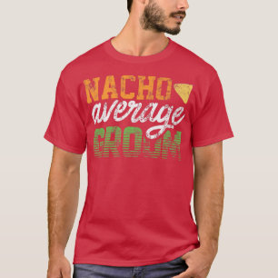 Camiseta Noivo Para Homens Nacho Gag Festa de Despedida de