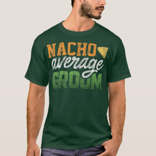 Camiseta Noivo Para Homens Nacho Gag Festa de Despedida de