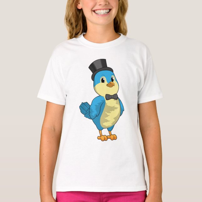 Camiseta Noivo passarinho com laço (Frente)