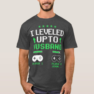 Camiseta Noivo Recém-Casado Masculino Amantes de Vídeo Game