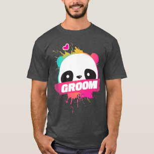 Camiseta Noivo THE GROOM Homens Solteirão Festa Noturna Pr