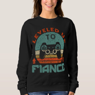 Camiseta Noivo Vintage Eu Subi de Nível para Noivo Piada de