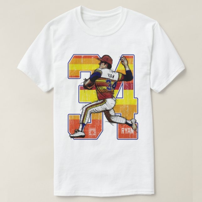 Camiseta Nolan Ryan Heat (Frente do Design)