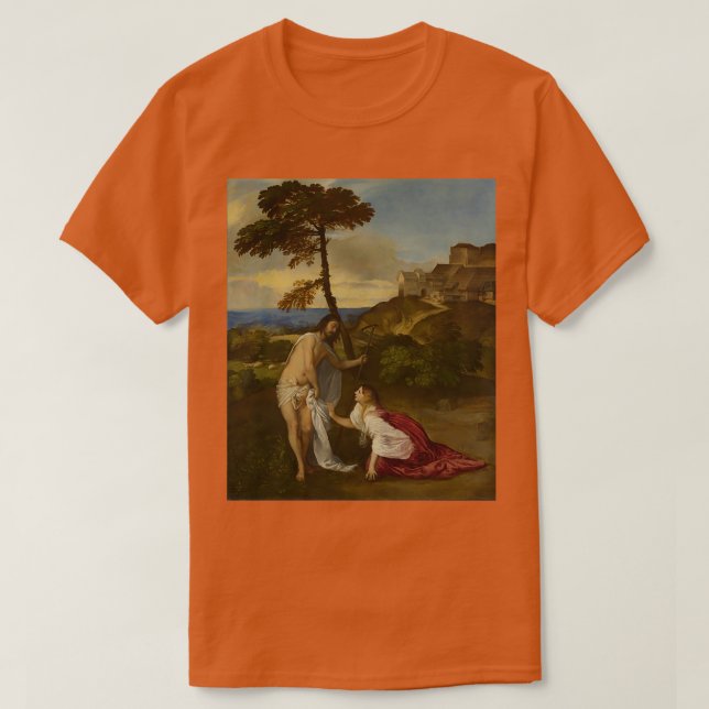 Camiseta Noli me Tangere 1514 de Titian (Frente do Design)