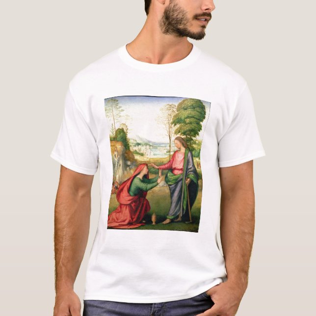 Camiseta Noli mim Tangere, c.1508 (óleo em canvas) (Frente)