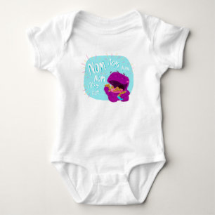 Camiseta Nom Nom Nom! Monstro de roupa para bebê