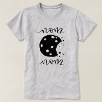 Nom Nom! Tshirt mordido do biscoito