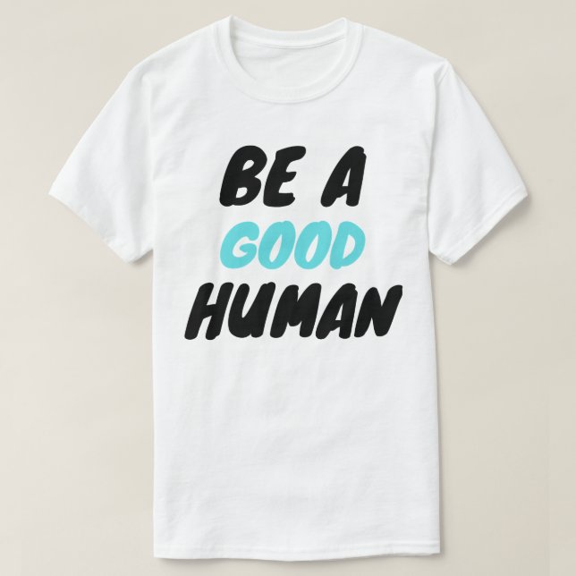 Camiseta nômada é um bom humano (Frente do Design)