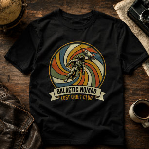 Camiseta Nômade Galáctico – Clube da Órbita Perdida