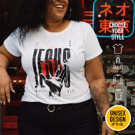 Camiseta Nome acima de todo Nome Jesus grunge moda streetwe