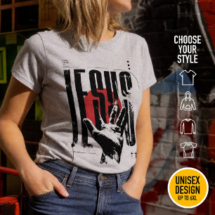 Camiseta Nome acima de todos Nome Jesus grunge moda streetw