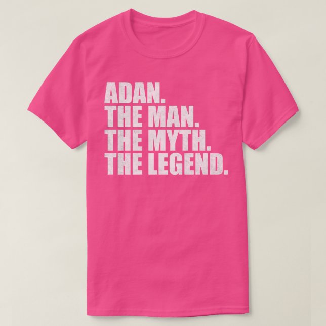 Camiseta Nome Adan Nome Adan Nome próprio Adan (Frente do Design)