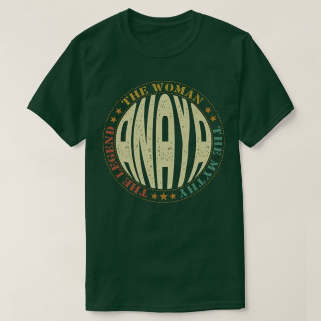 Camiseta nome anaya (Frente do Design)