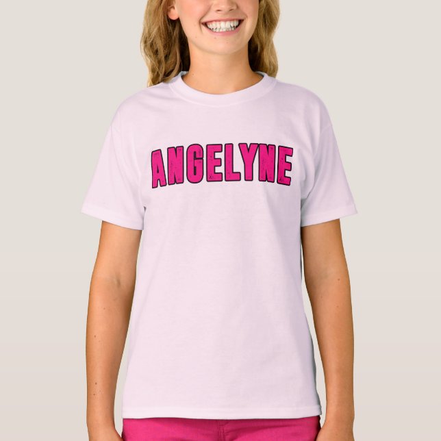 Camiseta nome Angelyne (Frente)