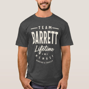 Camiseta Nome Barrett do Membro de Vida do Team Barrett