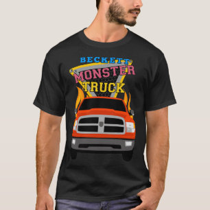 Camiseta Nome Beckett com caminhão monstro