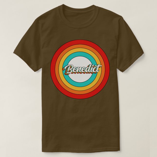 Camiseta Nome Benedict Shirt Vintage Benedict Circle (Frente do Design)