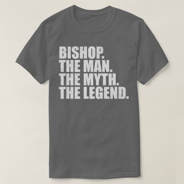 Camiseta Nome BishopBishop Nome Bishop Nome próprio (Frente do Design)