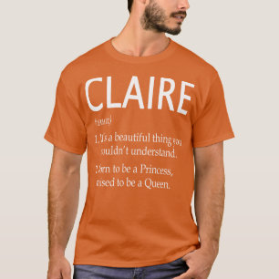 Camiseta Nome Claire - Presente 41