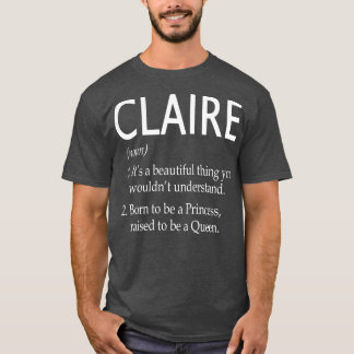Camiseta Nome Claire - Presente 54