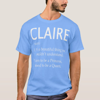 Camiseta Nome Claire - Presente 57