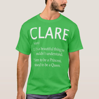 Camiseta Nome Clare Gift 174