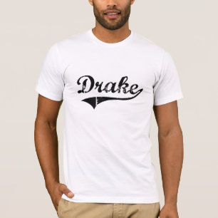 Camiseta Nome clássico do estilo de Drake
