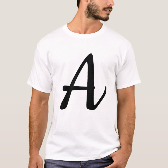 Camiseta Nome começando com A (Frente)