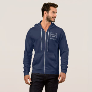 Camiseta Nome comercial e Marinho de logotipo Cheio azul Zi