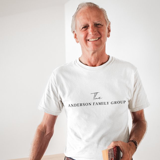 Camiseta Nome Comercial Uniforme da Empresa (Criador carregado)