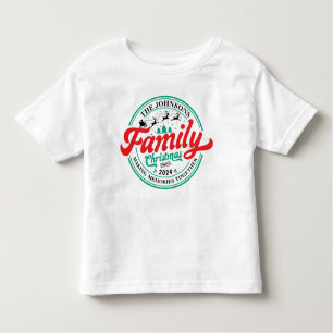 Camiseta Nome Correspondente do Grupo de Natal da Família P