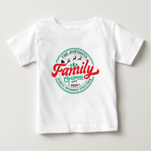 Camiseta Nome Correspondente do Grupo de Natal da Família P
