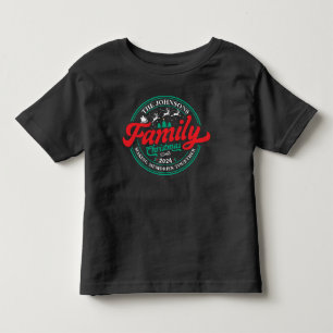 Camiseta Nome Correspondente do Grupo de Natal da Família P